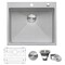 Ruvati Sink, Stainless Steel, 20" W x 21" L x RVH8071 - alternate 2